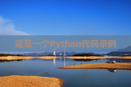 这是一个Python代码示例